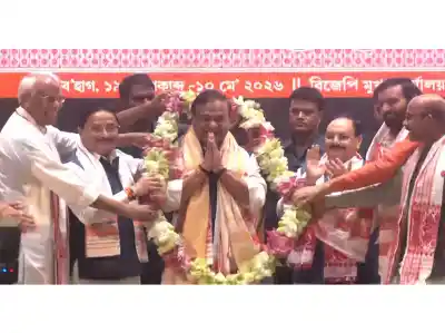 Himanta Biswa Sarma elected as NDA Legislature Party leader in Assam, set to take oath as CM on May 12