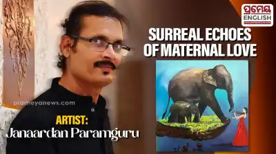 Janaardan Paramguru Reimagines Motherhood through Floating Wildlife Portraits