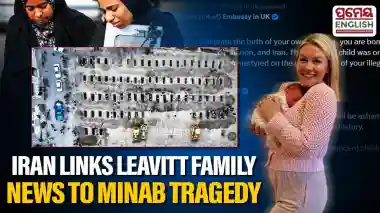 Iran sends message to Karoline Leavitt on daughter birth with grim school strike reminder