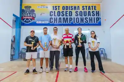 Mehul, Alina wins Odisha State Squash Championship