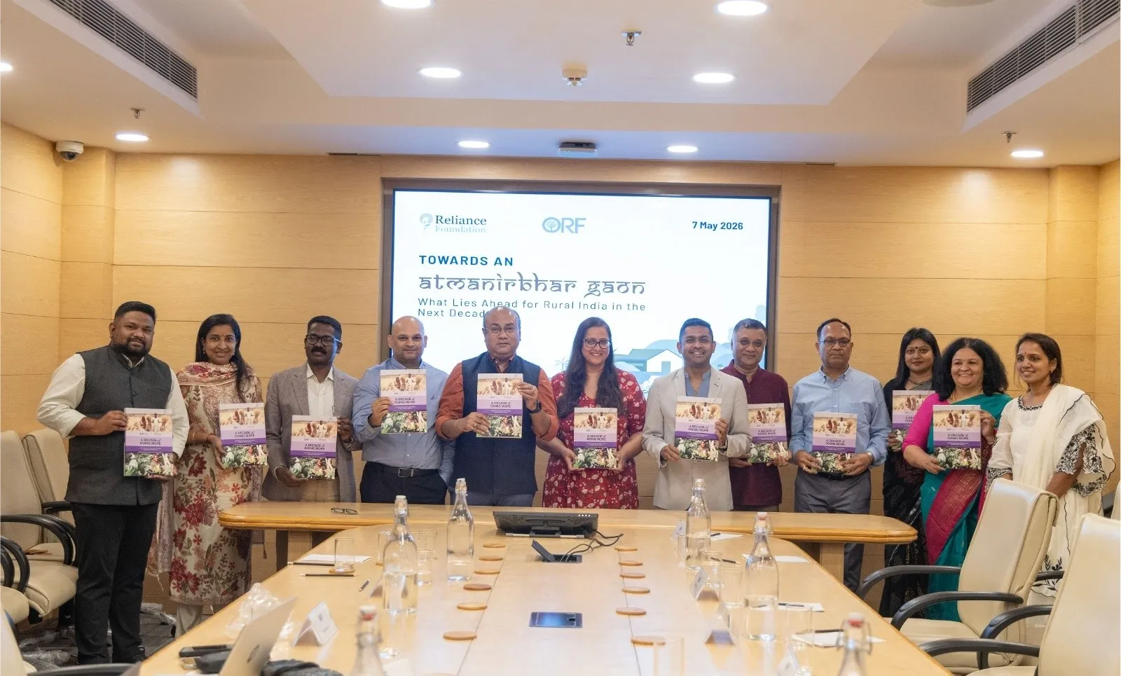 Reliance Foundation, in collaboration with the Observer Research Foundation (ORF), presented key findings from a decade-long study on rural development in nearly 3,000 villages across four Indian states, highlighting pathways to create “Atmanirbhar Gaon” or self-reliant villages.