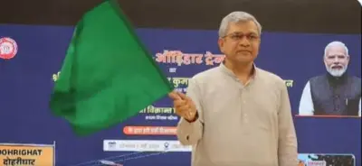 Railways Minister Vaisnaw flags off Dohrighat-Aunrihar passenger train
