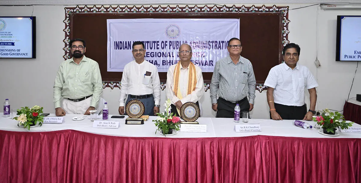 Odisha Governance Success Stories Take Center Stage at IIPA Public Lecture