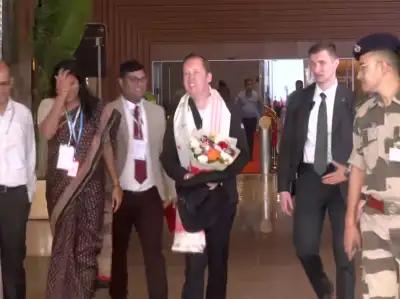 US Ambassador to India Sergio Gor arrives in Guwahati to attend the Swearing-in Ceremony of Himanta Biswa Sarma