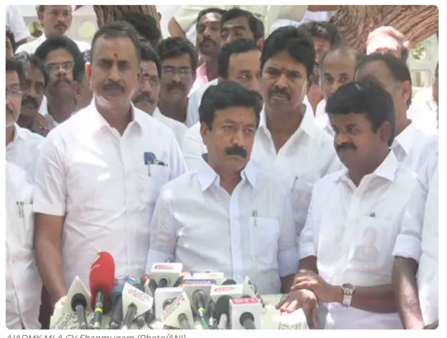 25 AIADMK MLAs Back CM Vijay; CV Shanmugam Rejects EPS’ Assembly Leader Claim