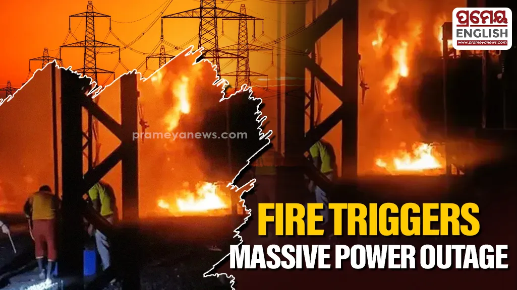 Massive fire breaks out at Bolangir grid station, area plunged into darkness

