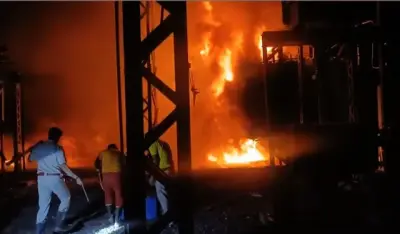 Massive fire breaks out at Bolangir grid station, area plunged into darkness