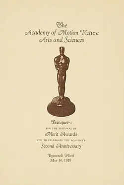 Oscars history began with 15 minute private dinner and no suspense for winners