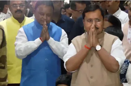 BJP National President Nitin Nabin arrives in Bhubaneswar on Two-Day Odisha Visit