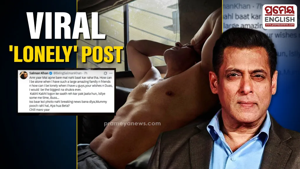 'Logon ke saath reh kar pak jaata hu': Salman Khan clarifies viral 'lonely' post