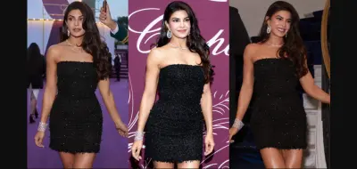 Cannes 2026: Jacqueline Fernandez stuns in black sequin dress at Chopard event