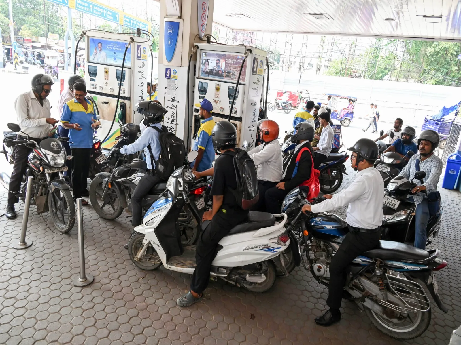 India saw much lower hike in petrol/diesel prices than neighbouring and other countries
