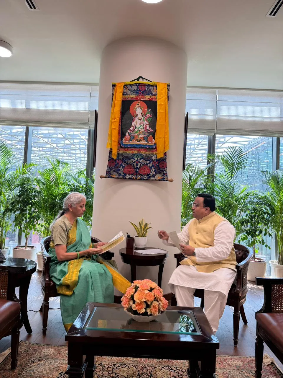Dr. Sasmit Patra meets FM Nirmala Sitharaman; Urges Structured GST Council Deliberations on Inclusion of Petrol and Diesel