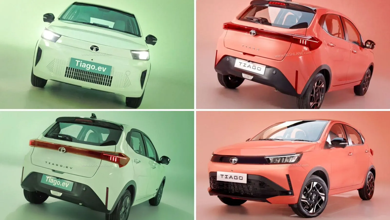 Tata Motors showcases sleek Tiago and Tiago.ev versions