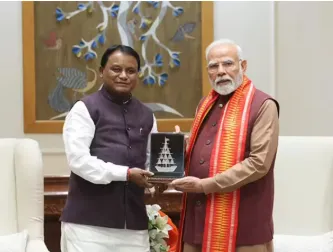 Odisha CM Majhi Expresses Gratitude to PM Modi for Showcasing State’s Art to Norway’s Royalty
