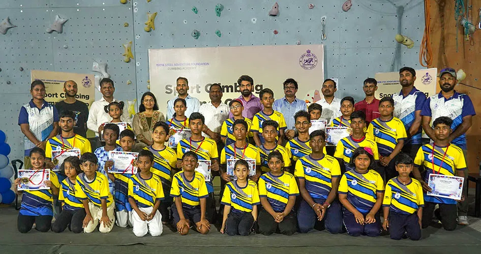 Sports climbing summer camp concludes