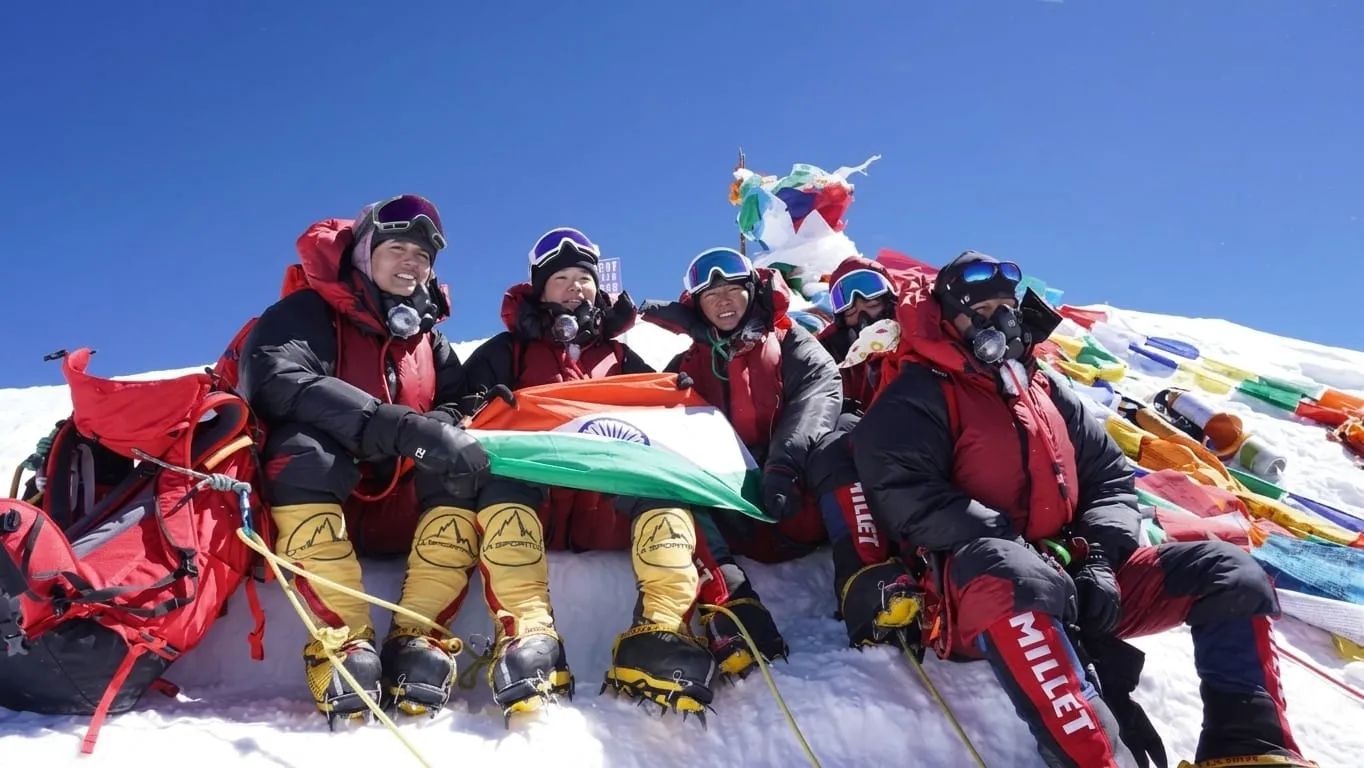 ITBP's all-women expedition successfully summits Mt Everest
