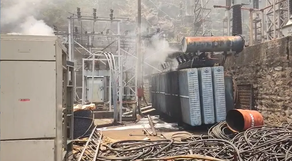 Fire breaks out at Machkund Hydro Electric Project, employees rescued