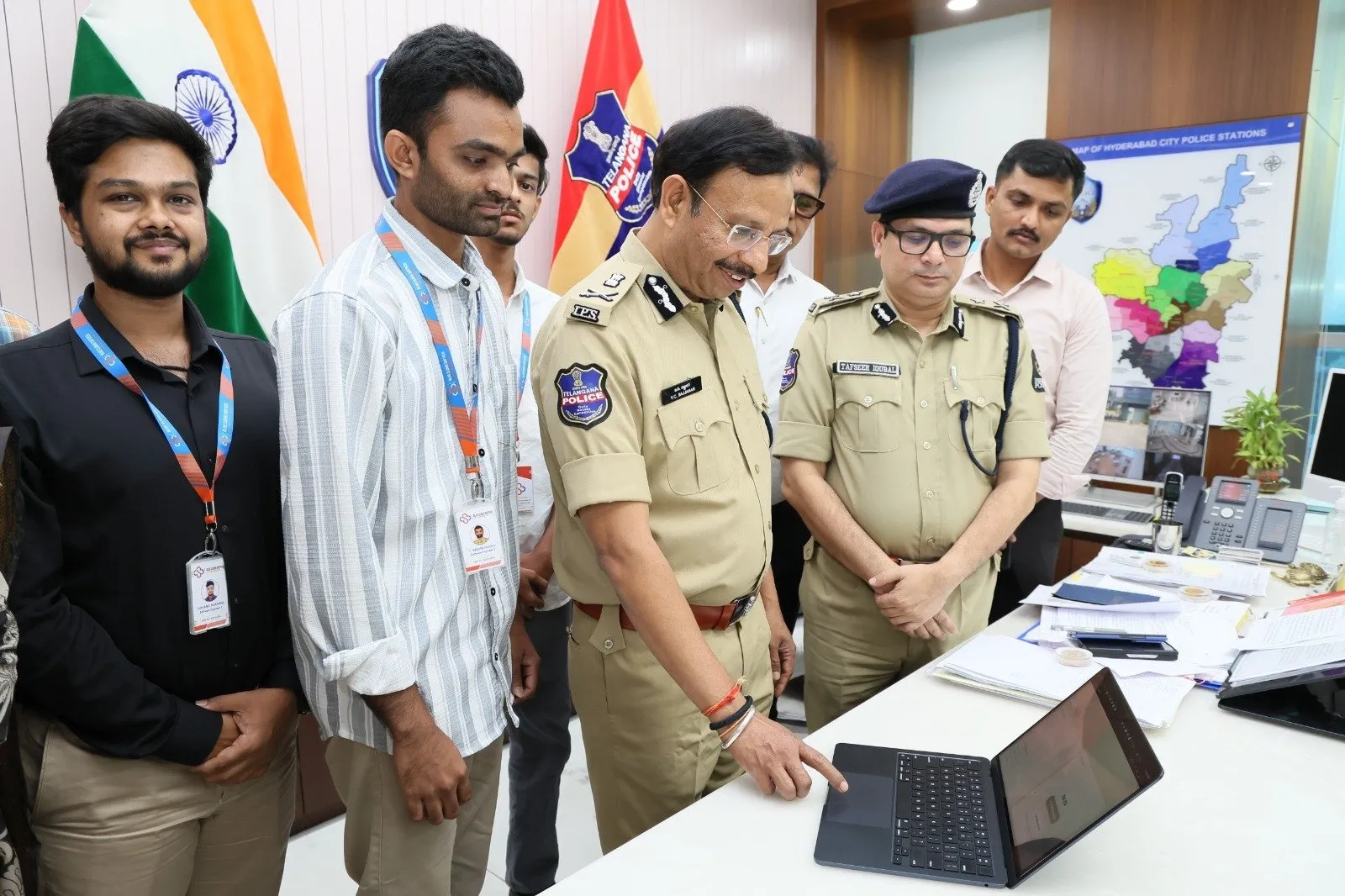 Hyderabad Police launches India's first AI-Powered multilingual complaint recorder 'AI-CopWriter'