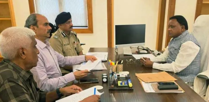 CM Majhi holds high-level review meeting on governance and policing