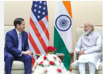 Marco Rubio Conveys Trump’s Invitation to PM Modi for White House Visit
