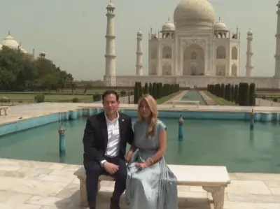 True treasure of the world: Marco Rubio hails Taj Mahal during visit with wife Jeanette