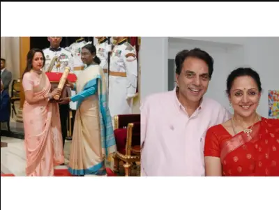 "Tears welled up..." : Hema Malini recalls feeling Dharmendra's "warm presence" while receiving Padma Vibhushan on his behalf