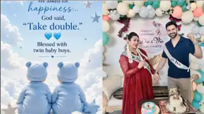 "God said take double...": Divyanka Tripathi, Vivek Dahiya blessed with twin baby boys