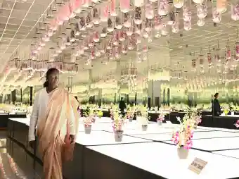 President Droupadi Murmu visits Orchidarium, Namgyal Institute of Tibetology in Gangtok