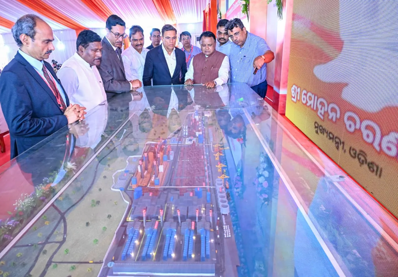 CM Mohan Majhi lays foundation stone for JSW Steel Plant in Paradip
