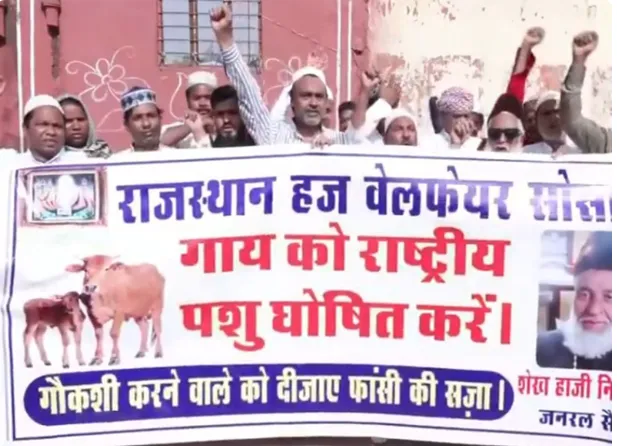 Rajasthan Hajj Welfare Society Demands Cow be Declared as  National Animal 