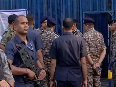 CRPF inspects strong room at Netaji Indoor Stadium after allegations of irregularities ahead of counting