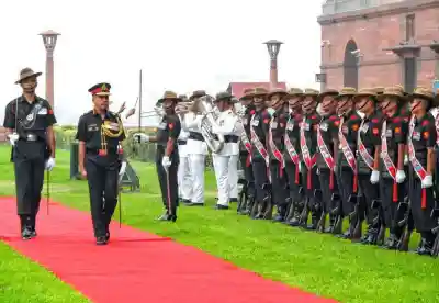 General NS Raja Subramani takes charge as CDS, receives ceremonial Guard of Honour