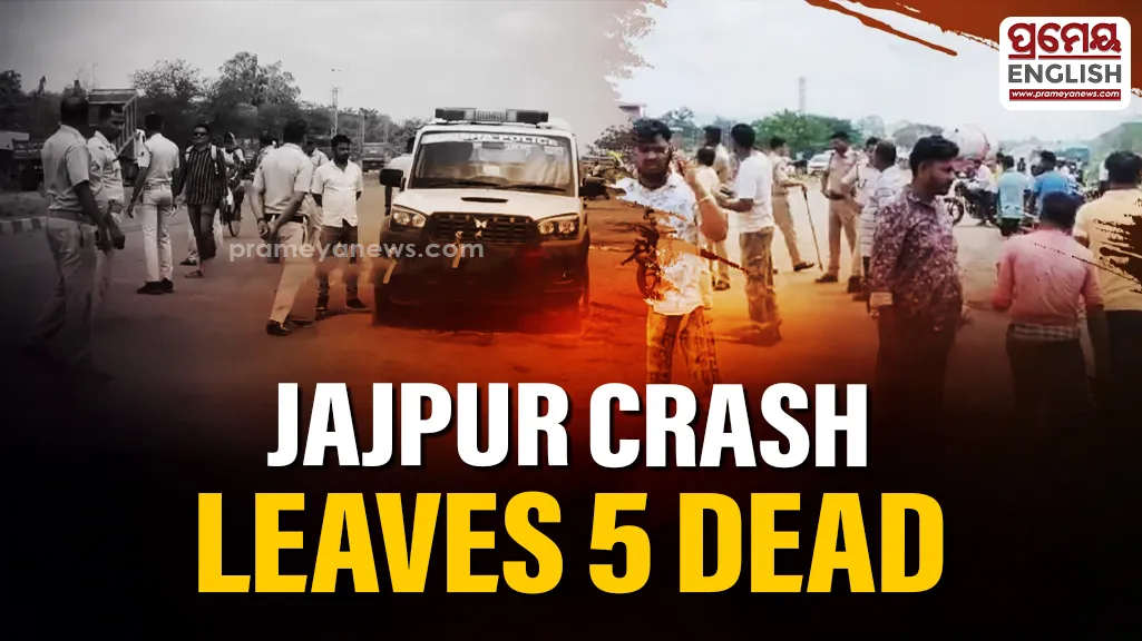 5 killed, several injured in tragic road accident in Jajpur