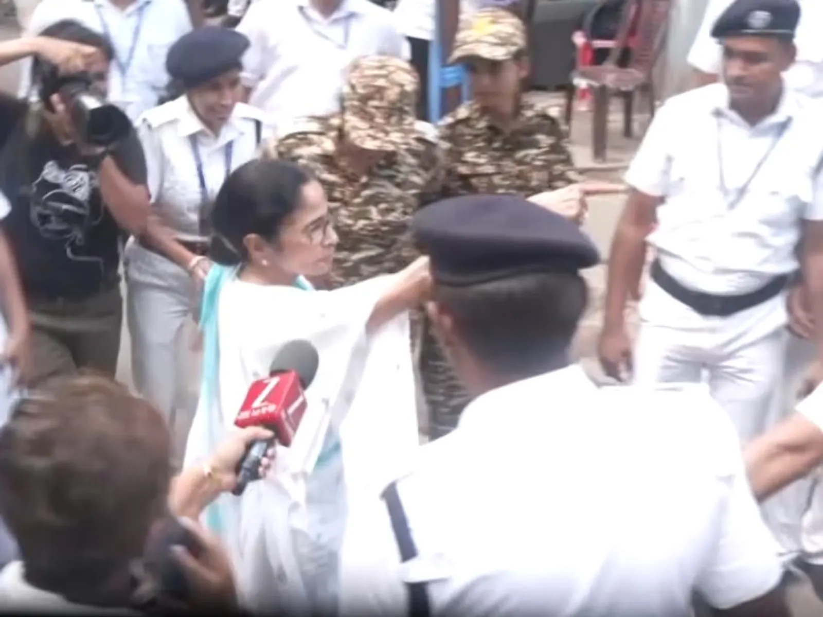 Mamata Banerjee visits counting centre in Kolkata, alleges irregularities