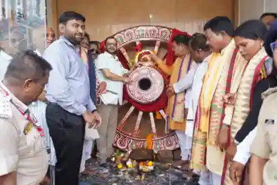 Subhadra Chariot wheel installed at Kotia Jagannath Temple amid grand ceremony