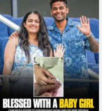 Surya Kumar Yadav and Wife Devisha Welcome Baby Girl; Mumbai Indians Shower Congratulations