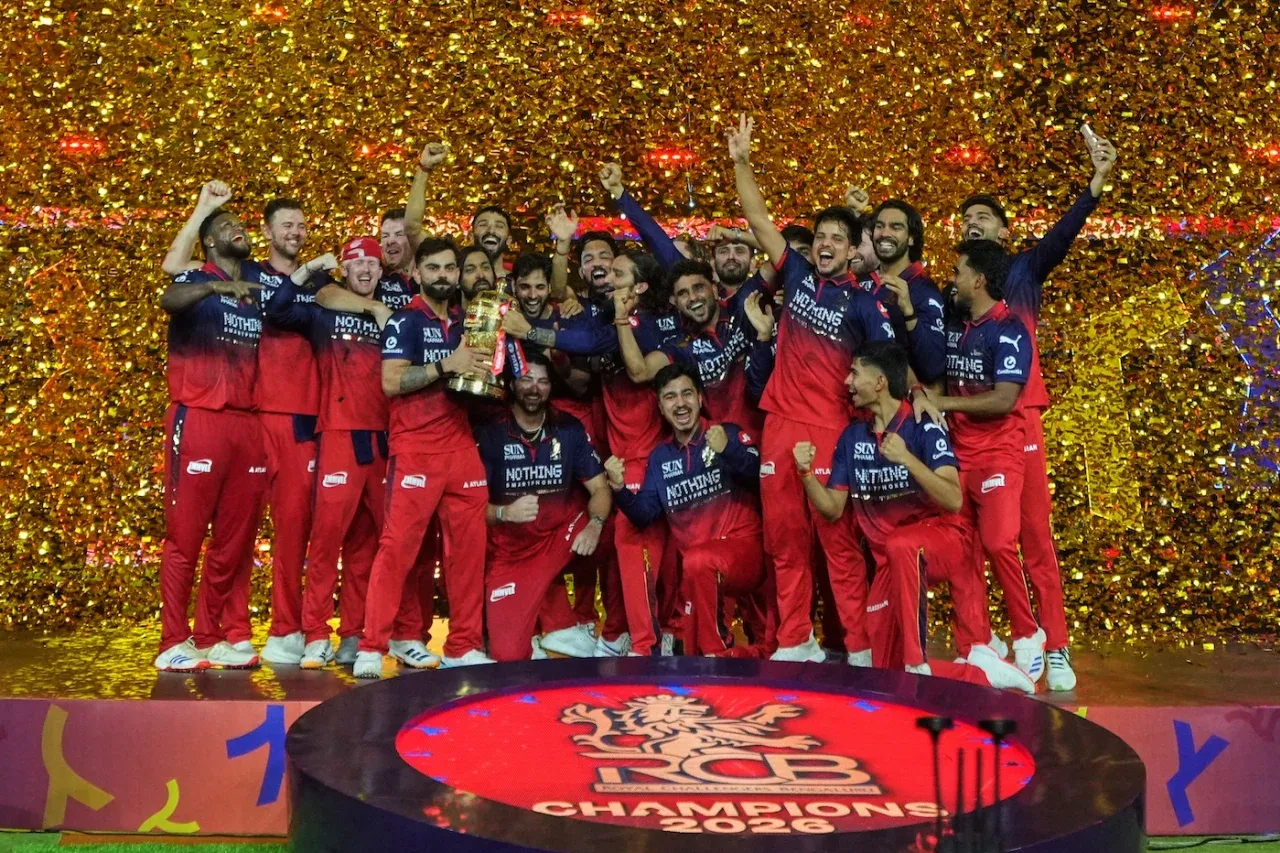 Royal Challengers Bengaluru beat Gujarat Titans by five wickets to claim cricket crown