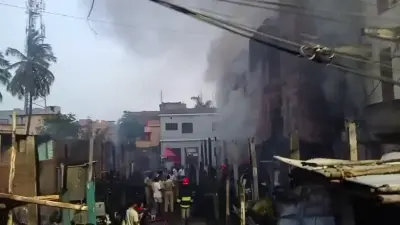 Major blaze guts fish market in Cuttack, losses estimated above ₹50 Lakh