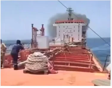 India Condemns Attack on Vessel Near Oman; 21 Indian Crew Members Rescued, Three Missing