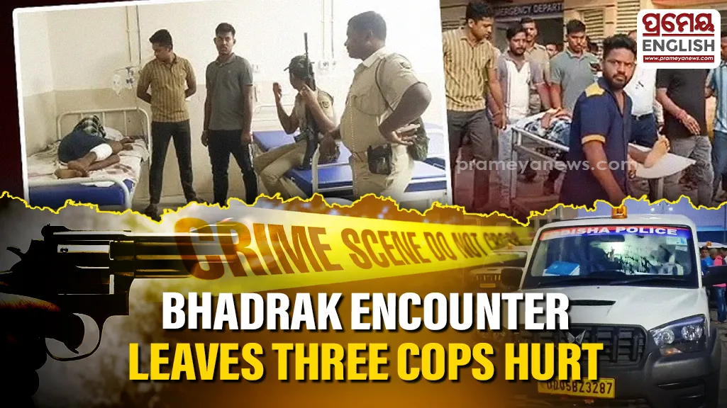 Notorious criminal injured in police encounter in Bhadrak; three cops hurt