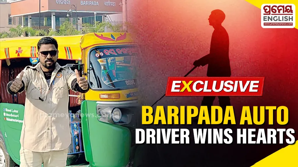 Auto driver from Baripada wins hearts with free service for disabled & needy

