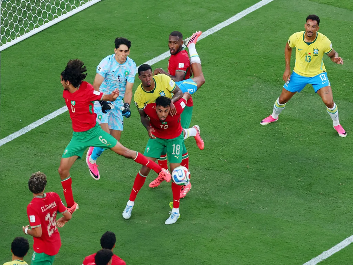 Brazil fights back in thrilling draw against Morocco to save historic 92-year streak