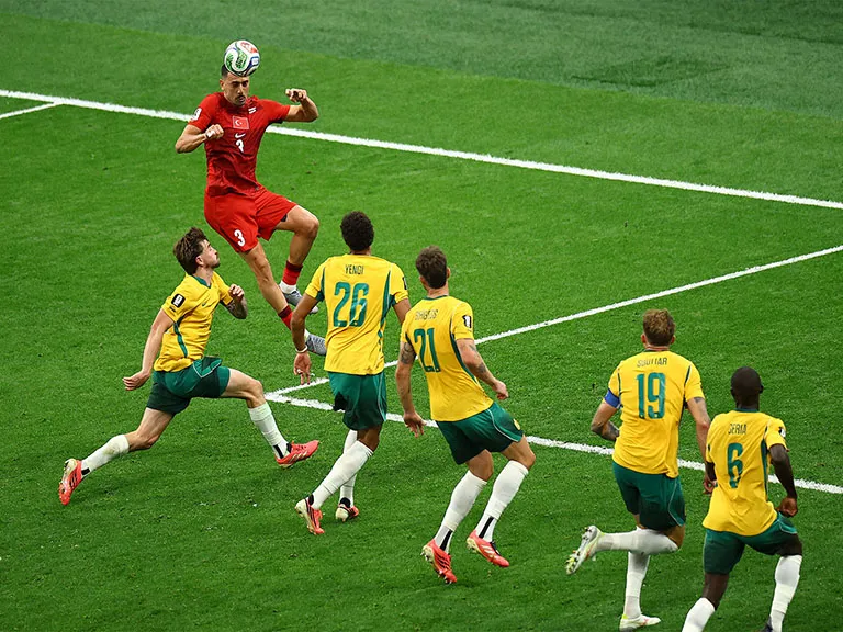Socceroos stun Turkey in Vancouver group opener as teenager Nestory Irankunda makes history