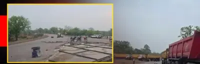 Two truck drivers burnt alive in fiery head-on collision on NH-10 in Sundargarh