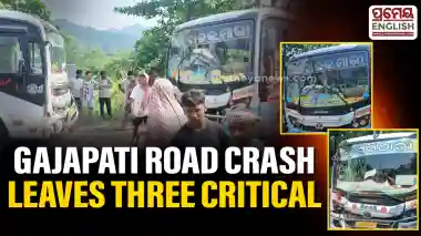Three critical, over 50 escape as passenger buses collide in Gajapati