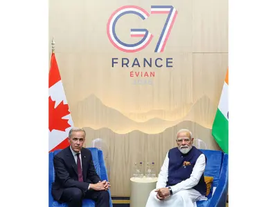 Modi and Canadian PM Carney fast-track trade pact during high-stakes G7 Summit talks