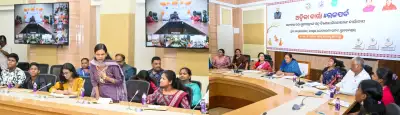 In a first-of-its-kind initiative, Odisha Deputy CM Pravati Parida interacts with adolescents at Advika Barta event