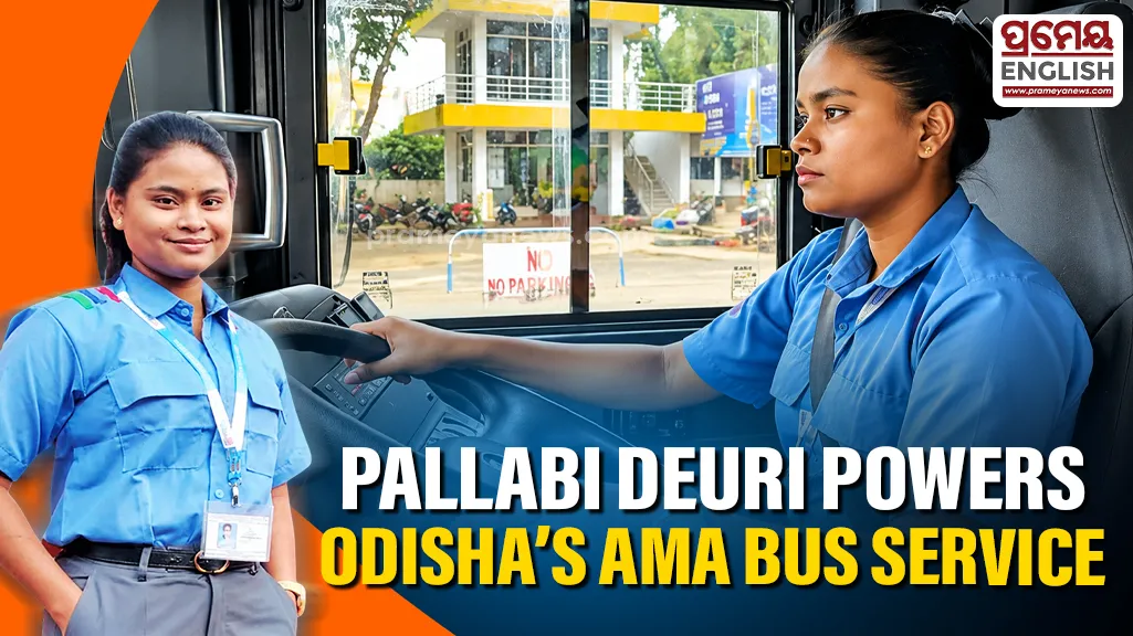 From athletics track to driver’s seat: Assam Athlete Pallabi Deuri powers Ama Bus service in Odisha
