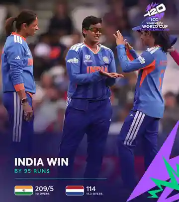 Smriti Mandhana and Shafali Verma dismantle Netherlands securing huge 95 run World Cup win